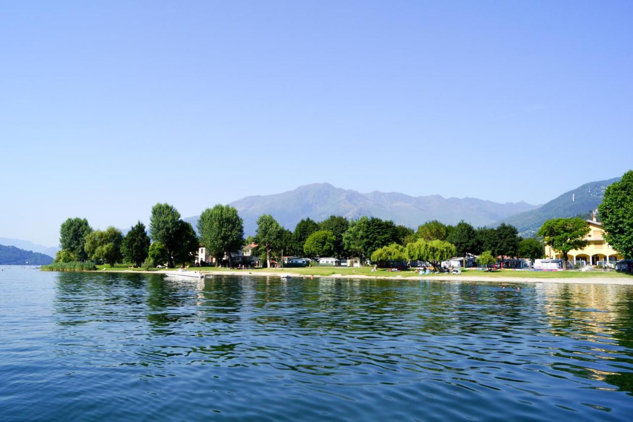 Bungalows In Camping Solarium Domaso Esterno foto